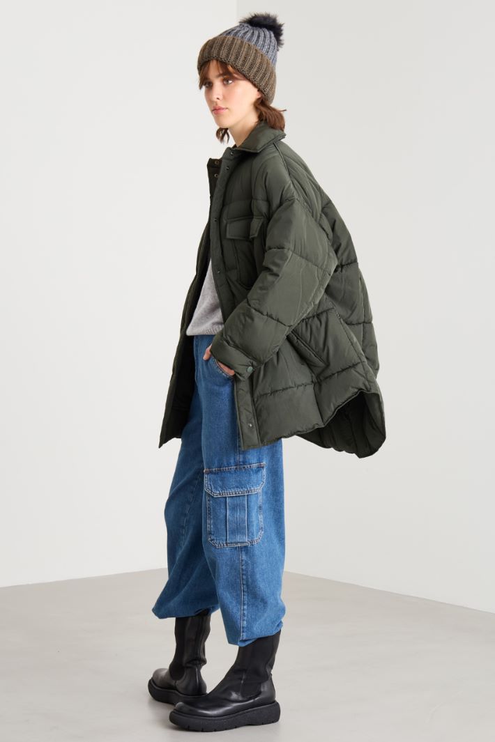 Padded jacket in water-repellent taffeta Intrend