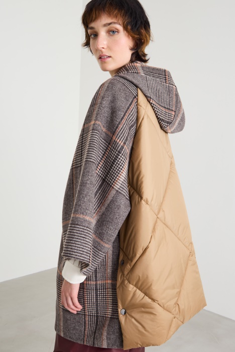 Cappotto in lana e raso tecnico Intrend - 2