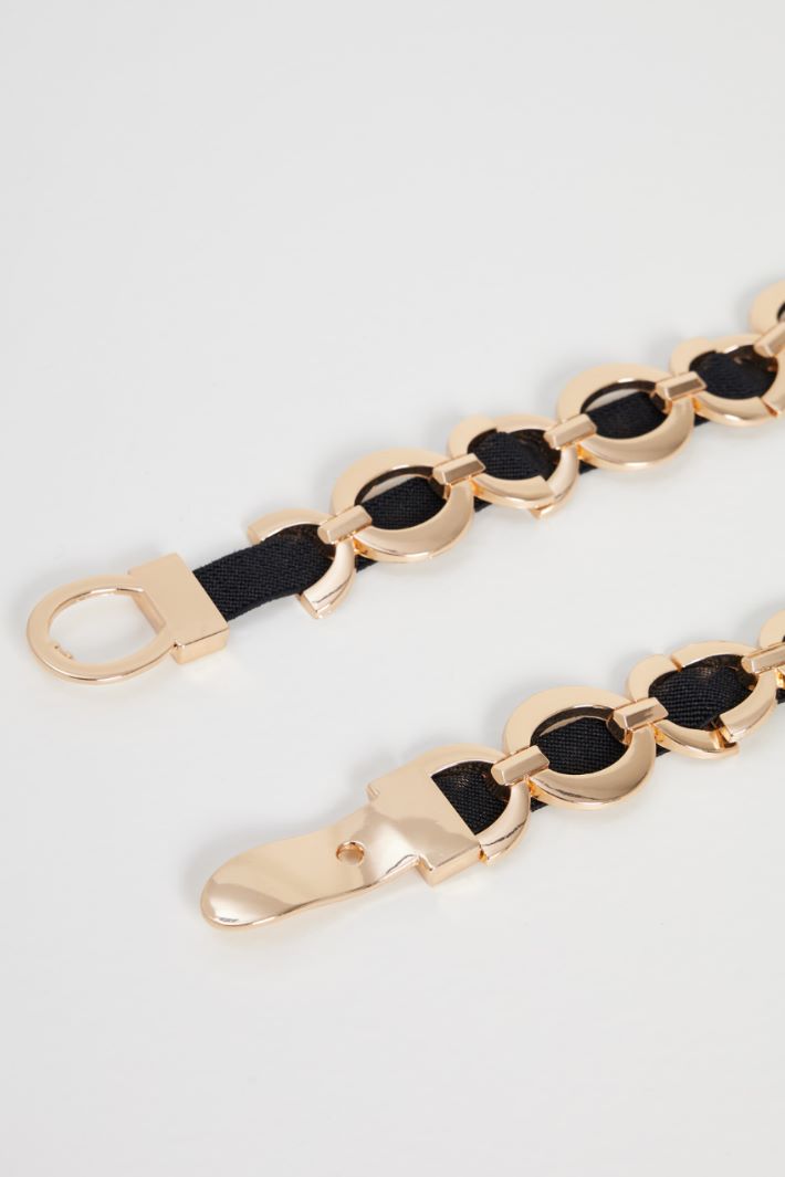 Elastic belt with metal inserts Intrend - 2
