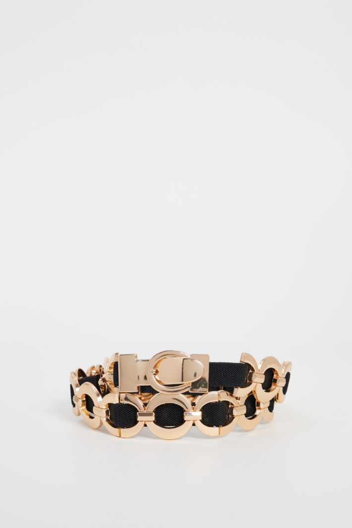Elastic belt with metal inserts Intrend