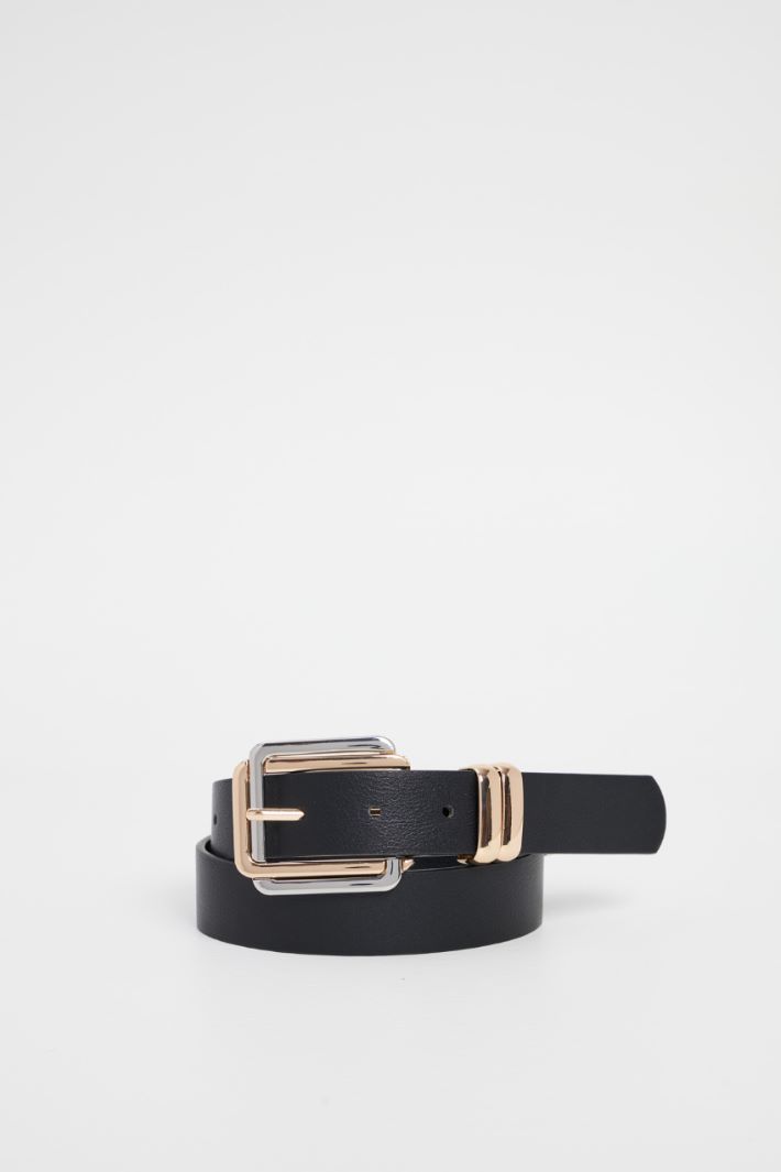 Belt with metal loops Intrend