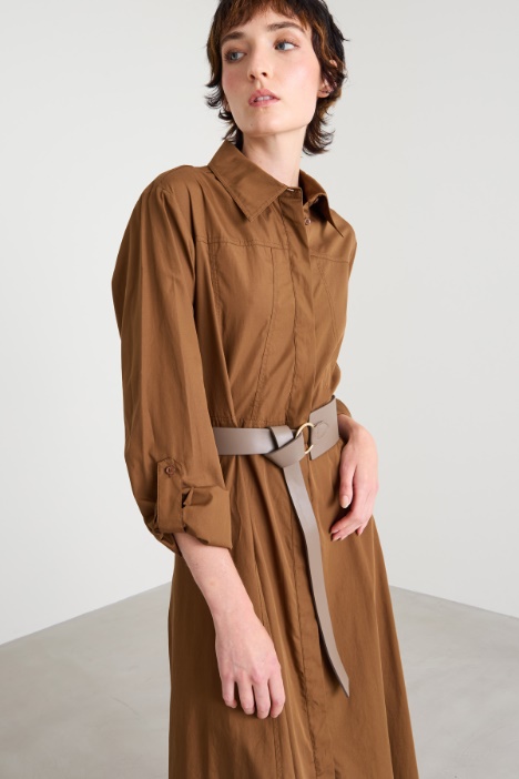 Shaped faux leather belt Intrend - 2