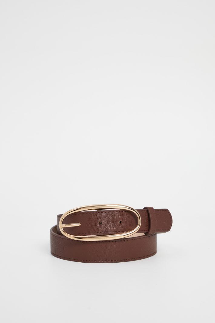 Saffiano effect belt Intrend