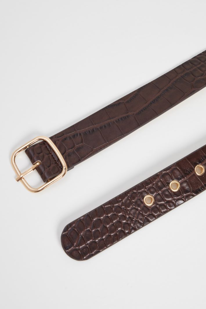 Crocodile print belt Intrend - 3