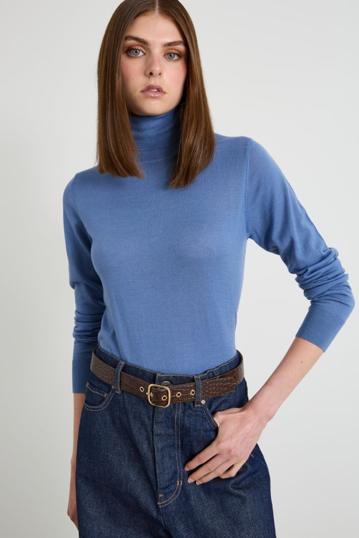 Crocodile print belt Intrend - 2