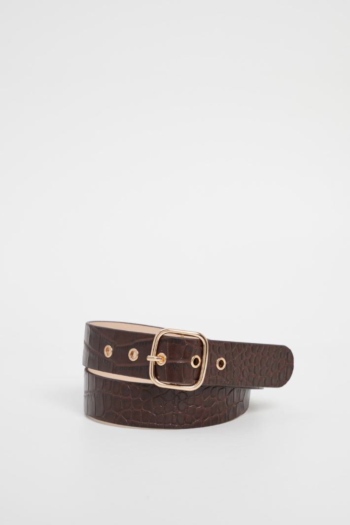Crocodile print belt Intrend