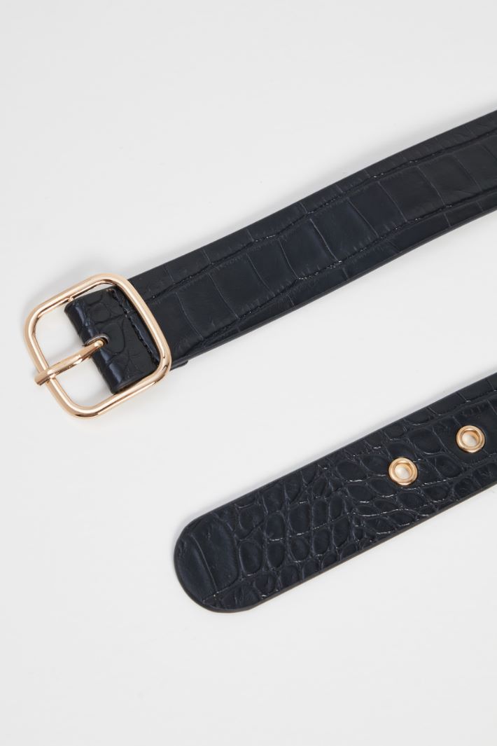 Crocodile print belt Intrend - 3