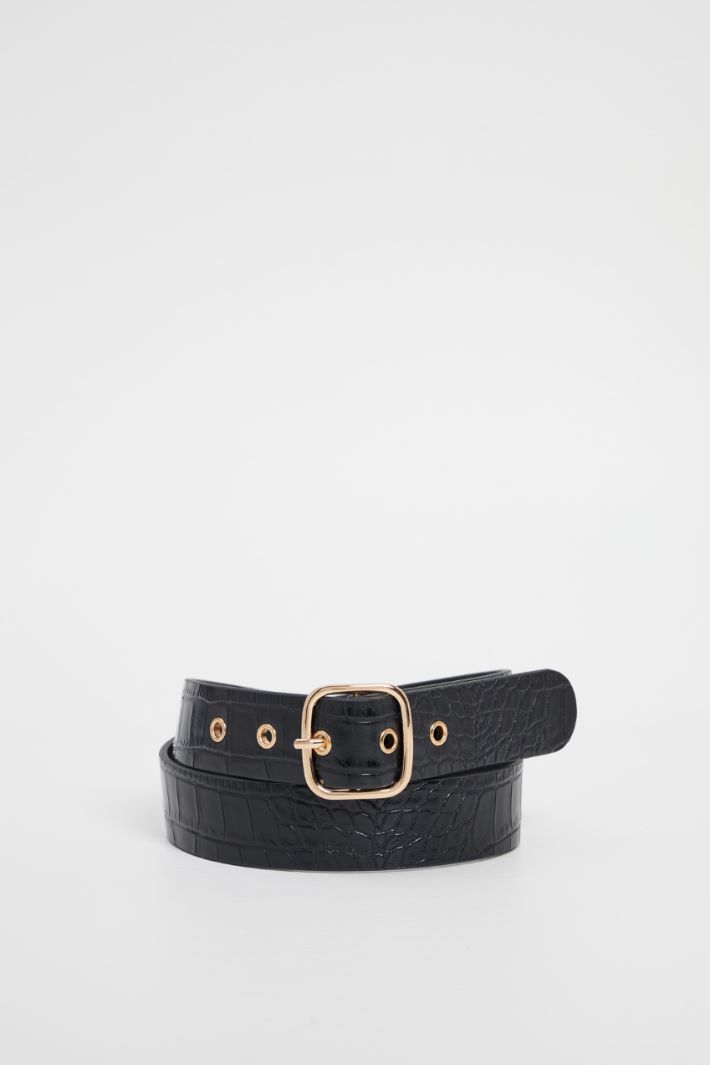 Crocodile print belt Intrend