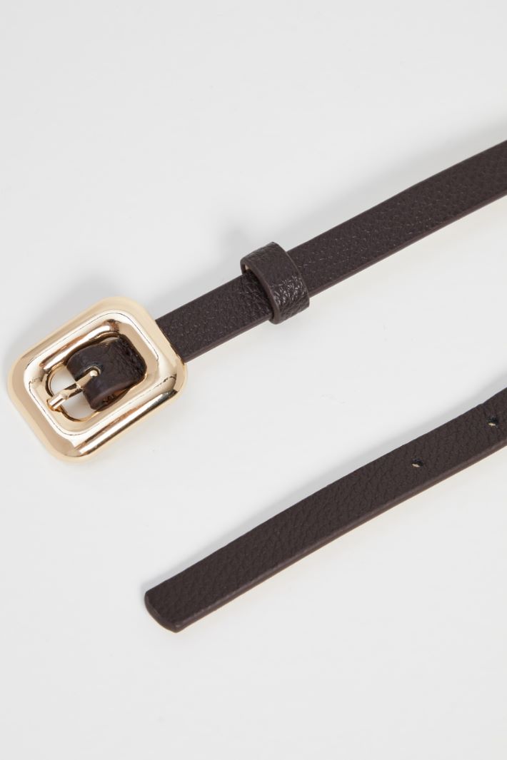 Thin faux leather belt Intrend - 3