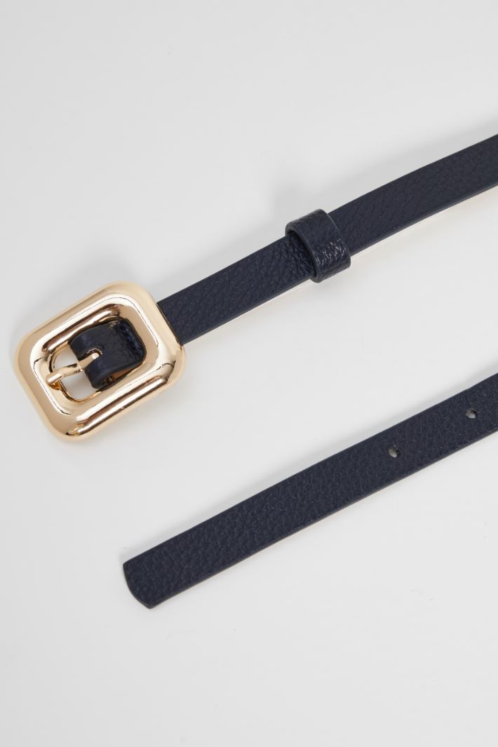 Thin faux leather belt Intrend - 3