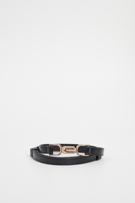 Belt with interlocking buckle Intrend
