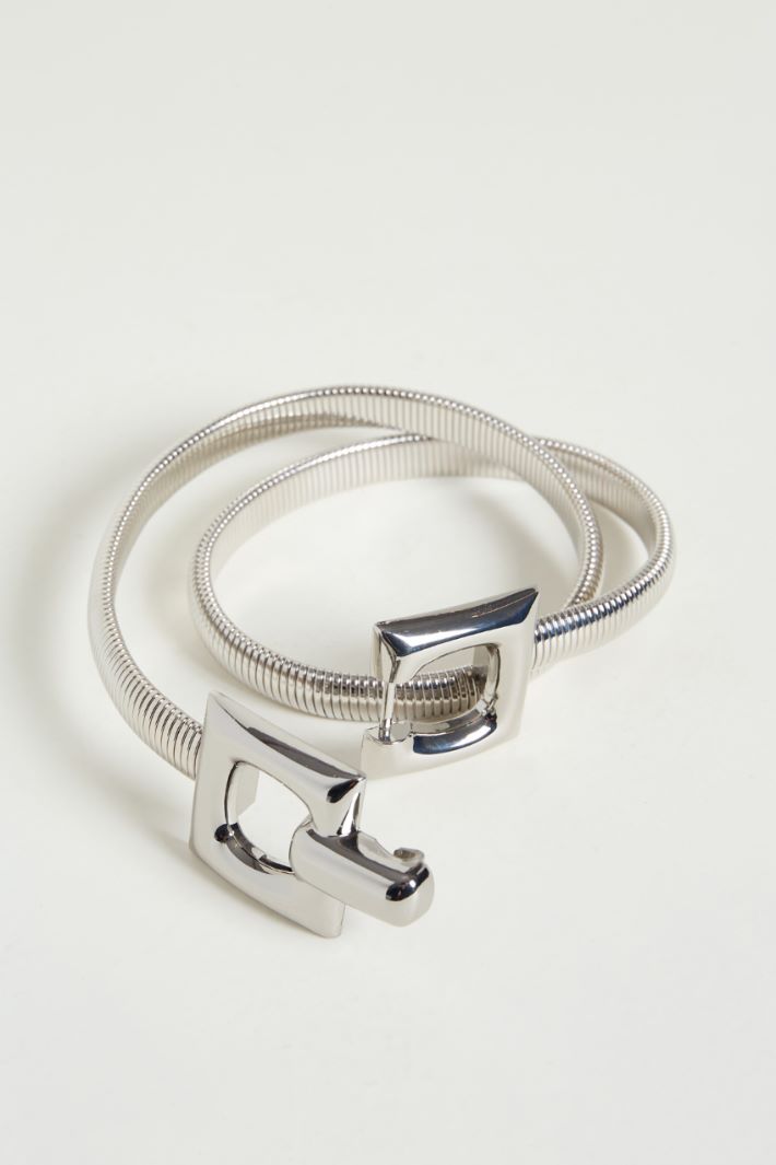 Cintura sottile in metallo - ARGENTO - Intrend - 2