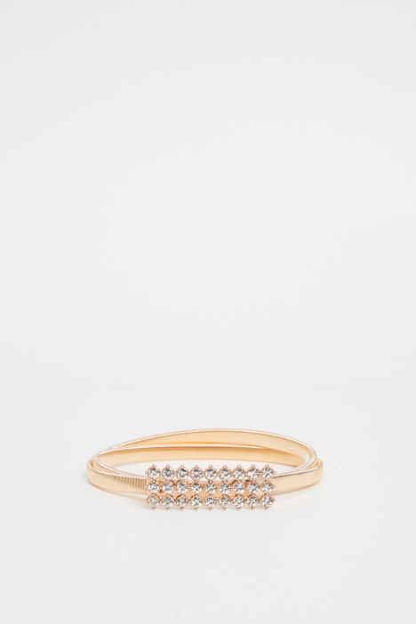 Elastic belt with stones Intrend