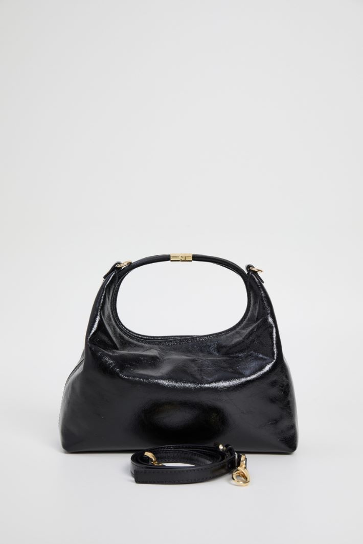 Borsa in pelle lucida
