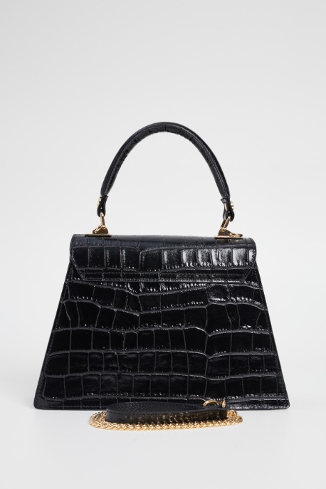 Borsa a trapezio effetto cocco