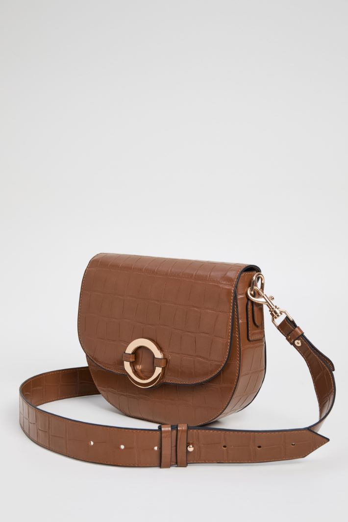 Crocodile print shoulder bag Intrend - 2