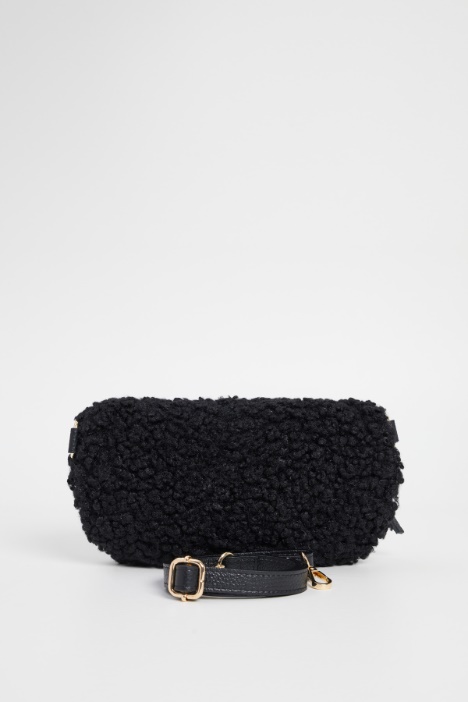 Marsupio effetto peluche