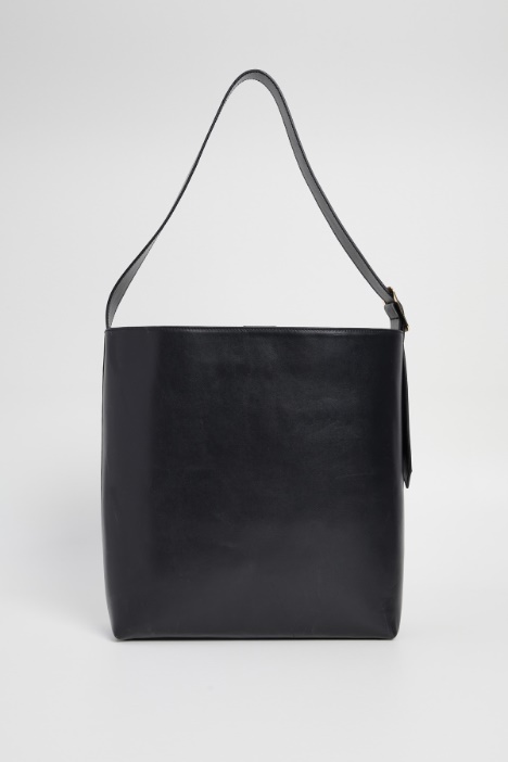 Shopper in pelle lucida