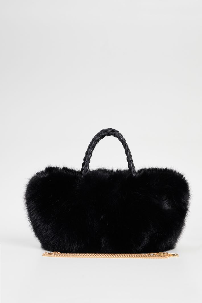 Fur effect bag Intrend - 5