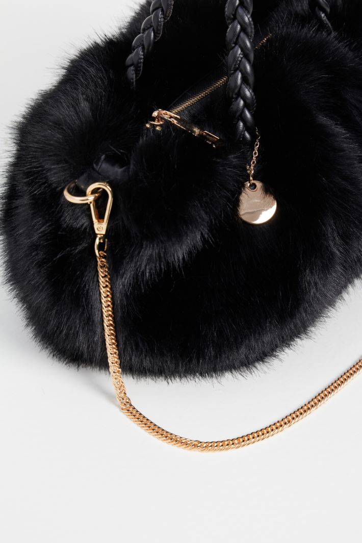 Fur effect bag Intrend - 2