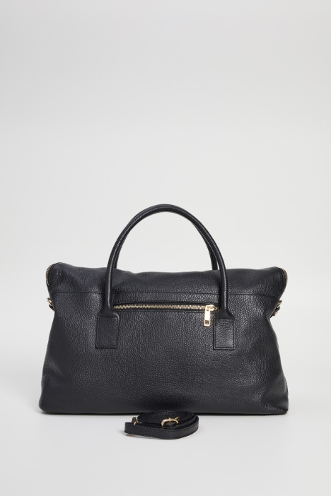 Borsa in pelle doppio manico