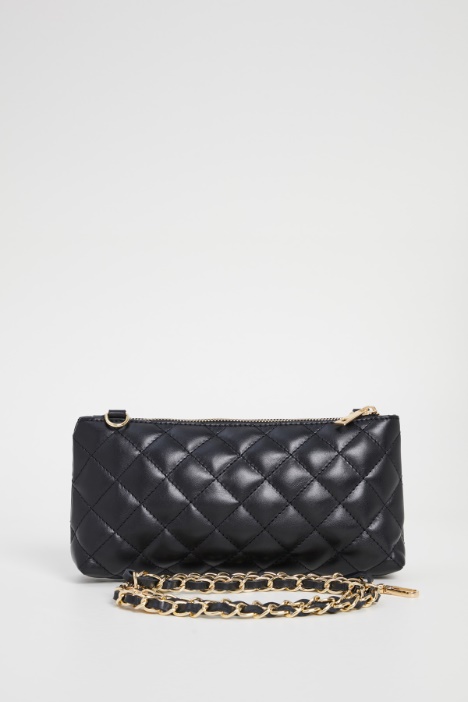 Pochette in pelle trapuntata