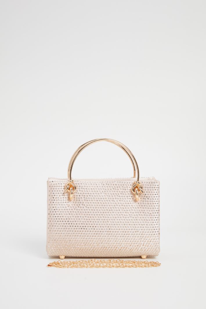 Satin bag with rhinestones Intrend - 5