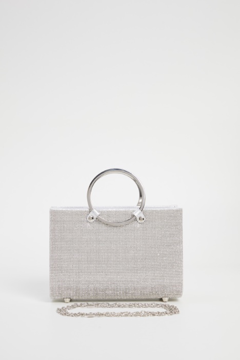 Borsa con manici in metallo