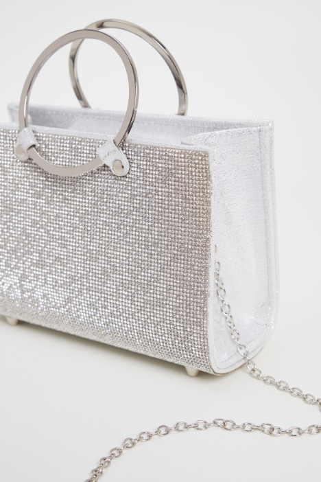 Borsa con manici in metallo