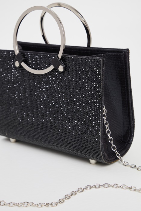 Borsa con manici in metallo