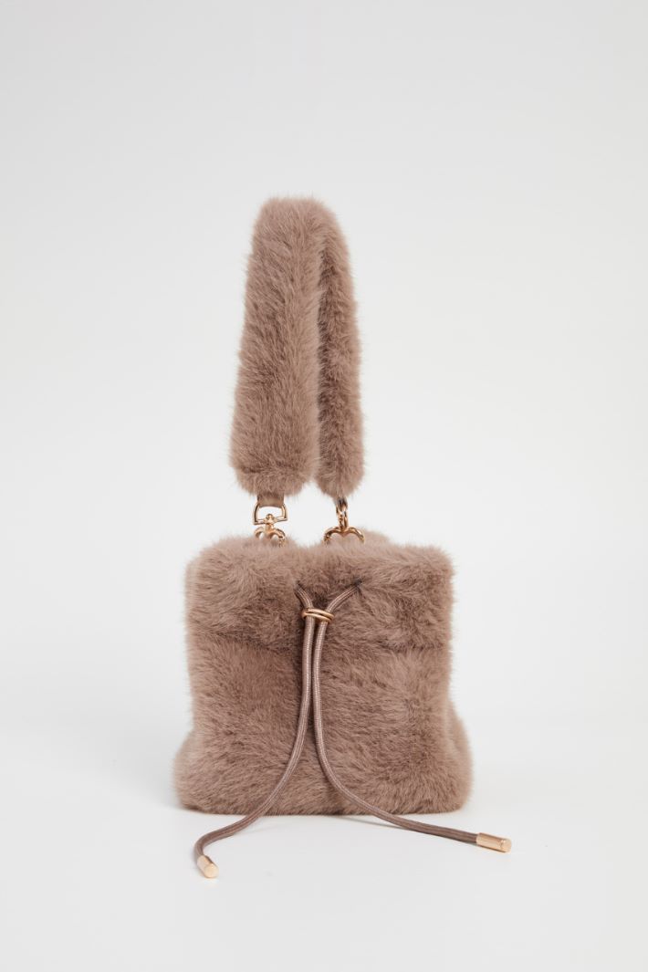 Plush satchel bag Intrend