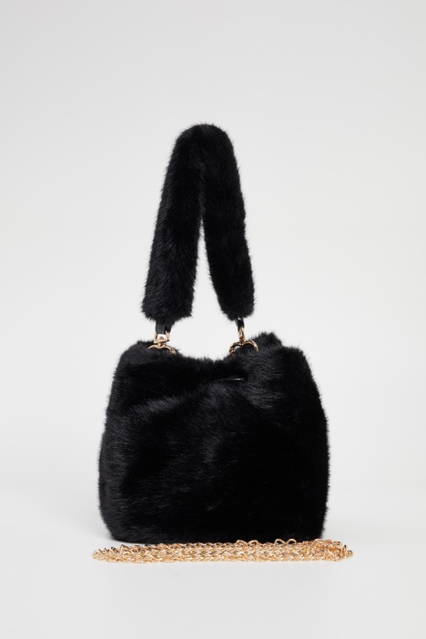 Borsa a sacchetto in peluche