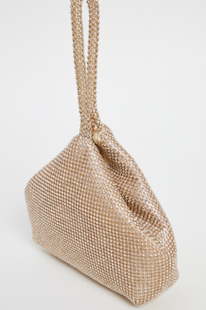 Rhinestone  mesh bag Intrend - 2