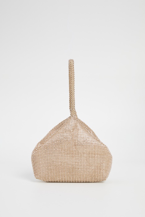 Rhinestone  mesh bag Intrend