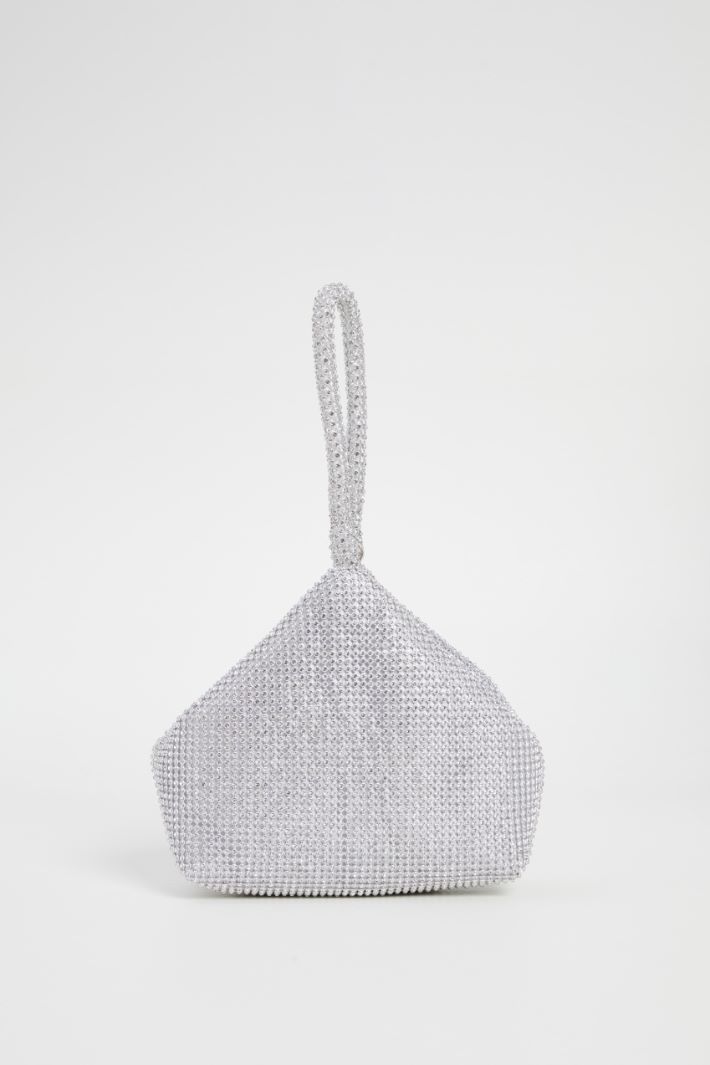 Rhinestone  mesh bag Intrend - 5