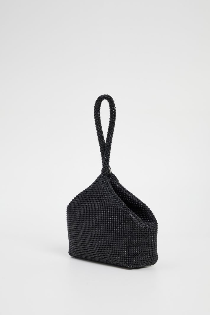 Rhinestone  mesh bag Intrend - 4