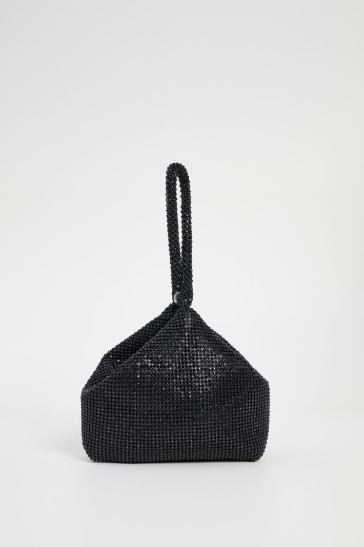 Rhinestone  mesh bag Intrend - 5