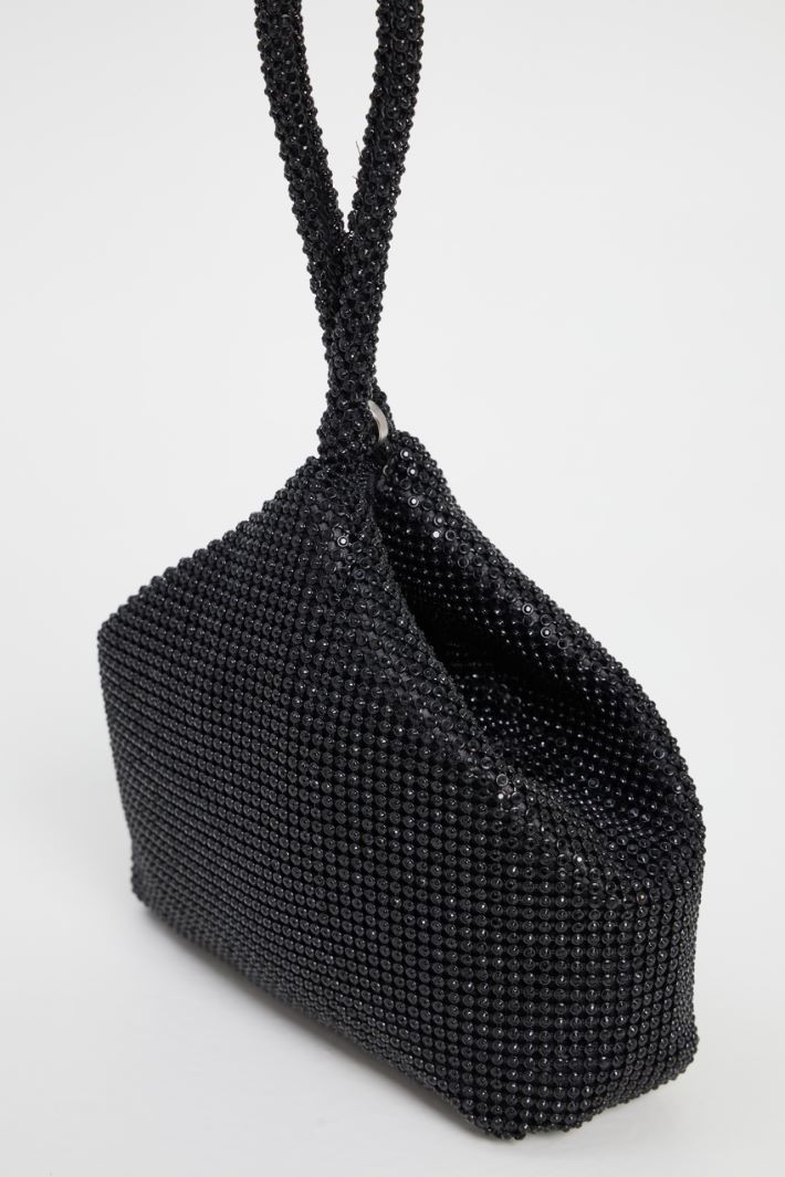 Rhinestone  mesh bag Intrend - 2