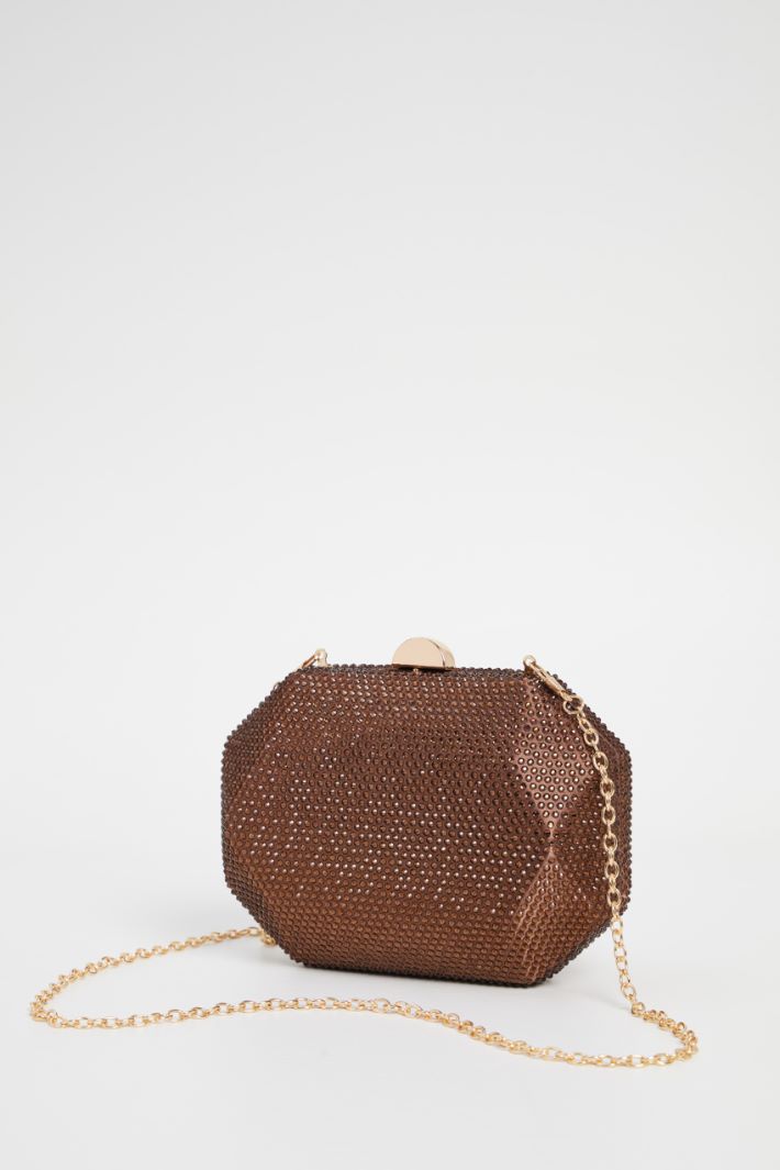 Shaped clutch with rhinestones Intrend - 4