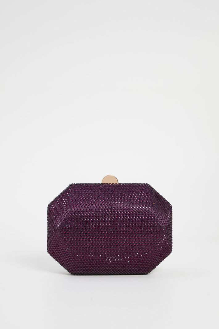 Shaped clutch with rhinestones Intrend - 5
