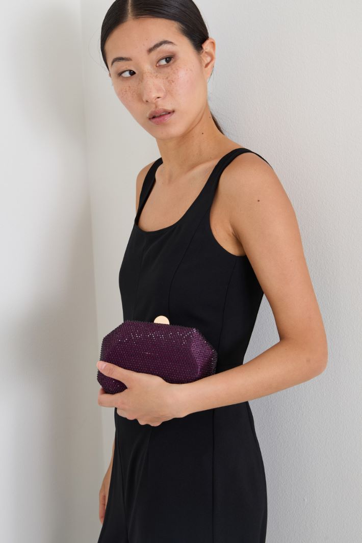 Shaped clutch with rhinestones Intrend - 3