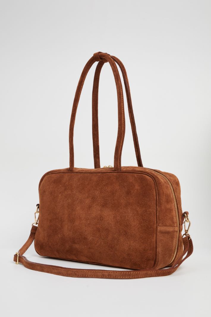 Elongated suede effect bag Intrend - 4