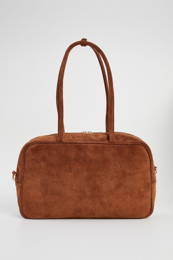 Elongated suede effect bag Intrend