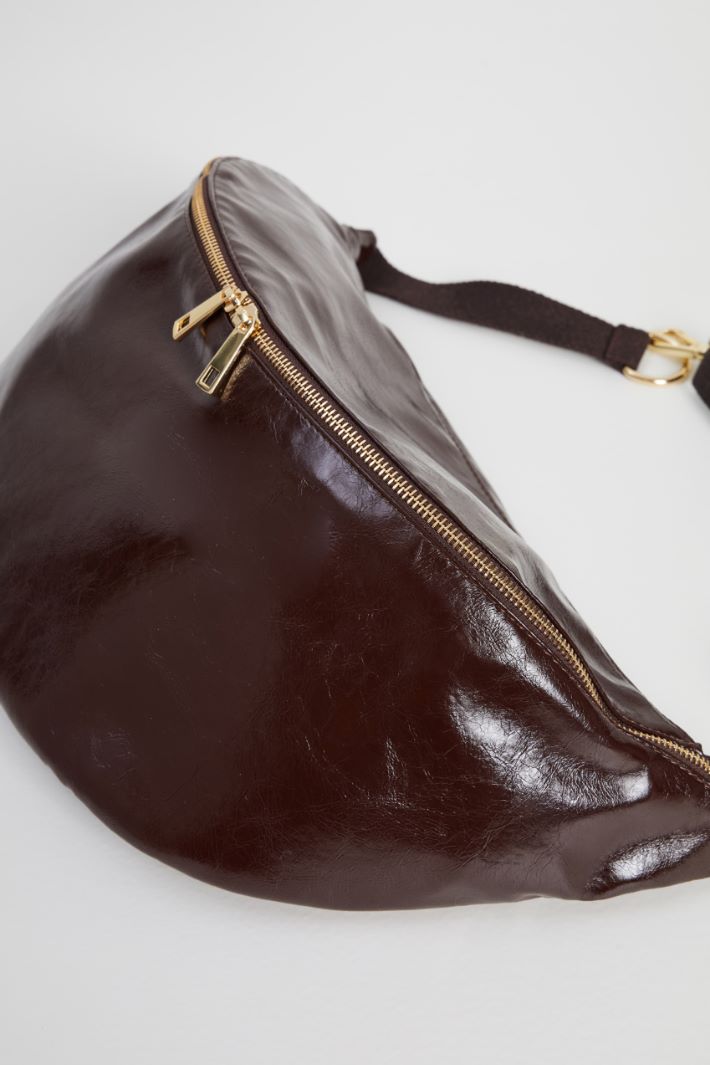 Maxi leather bum bag Intrend - 4