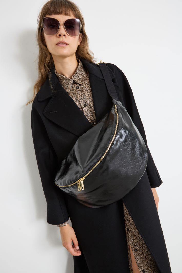 Maxi leather bum bag Intrend - 5