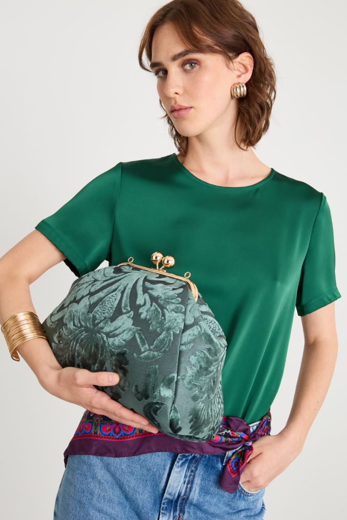 Damask-effect clutch Intrend - 5