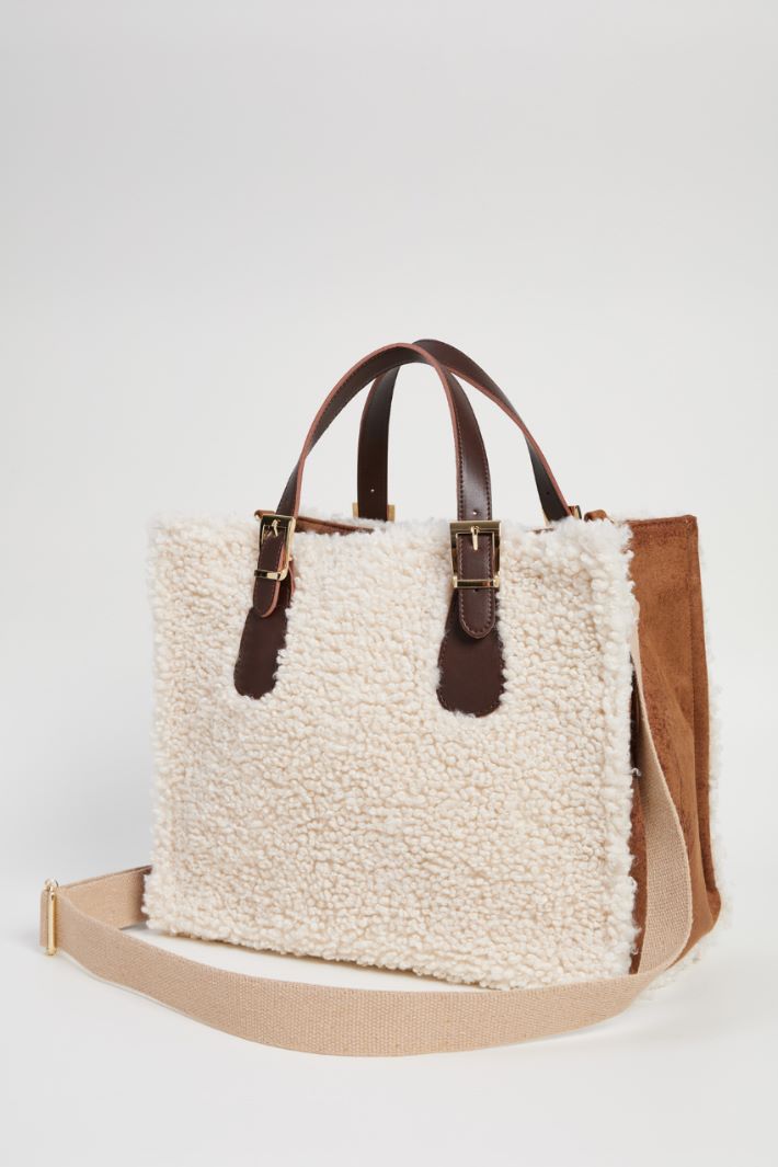Plush effect shopper Intrend - 2
