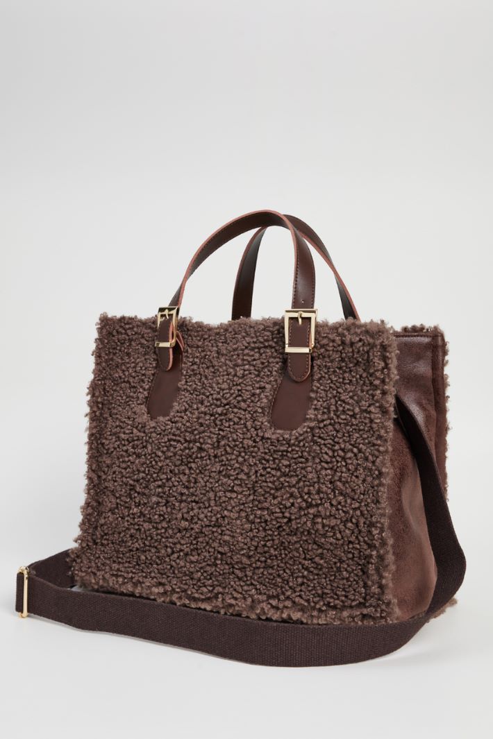 Plush effect shopper Intrend - 2