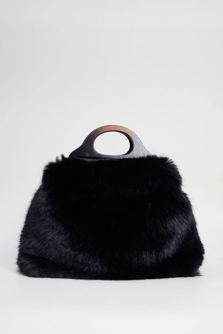 Faux fur shopper Intrend