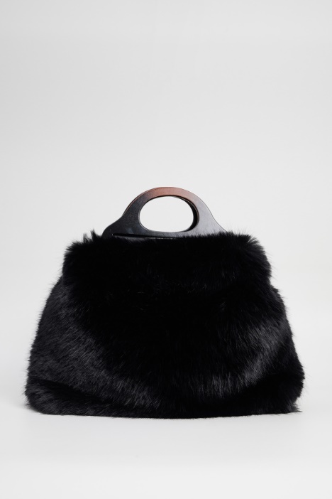 Faux fur shopper Intrend